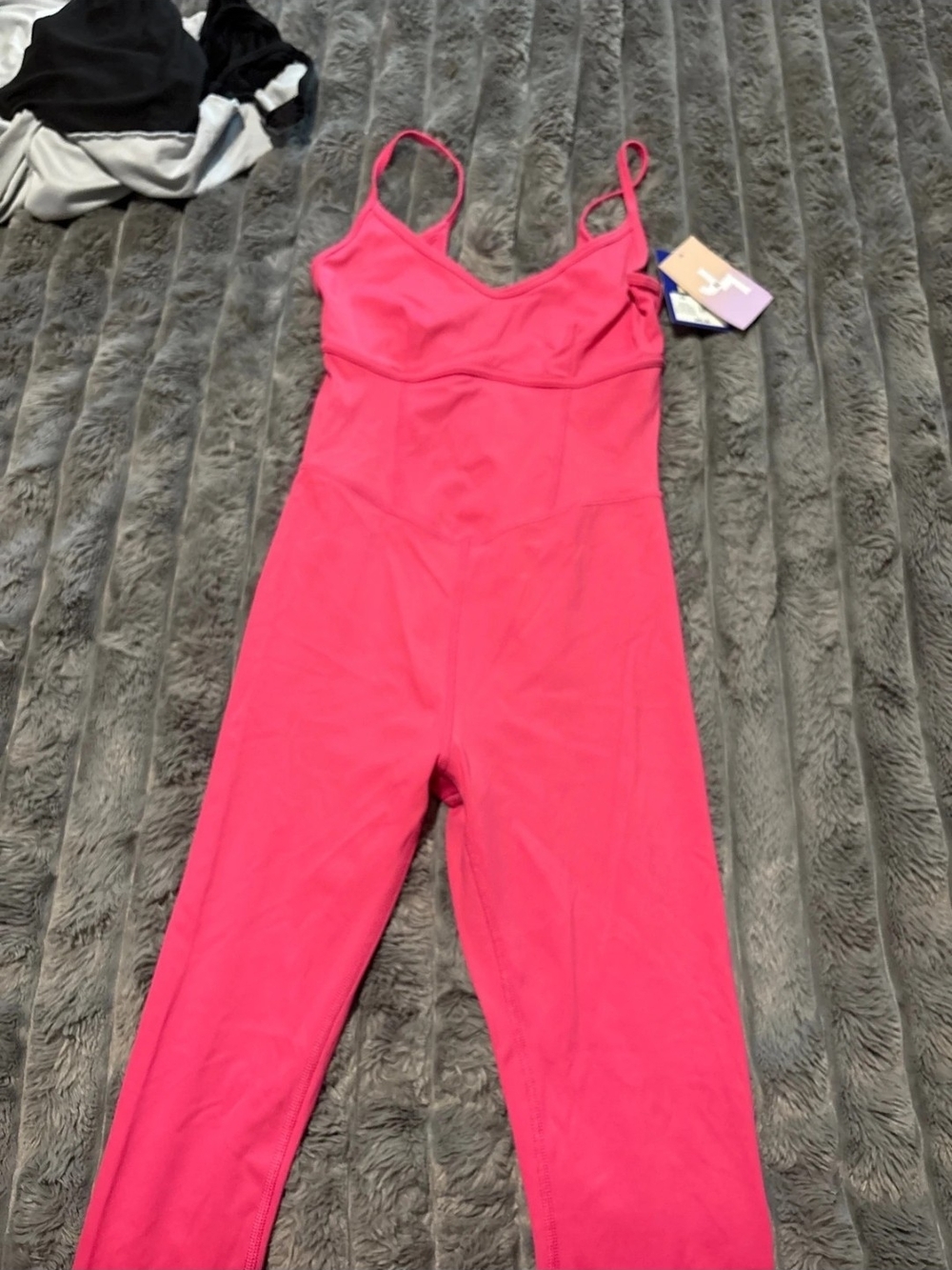JoyLab Hot Pink Spaghetti-Strap Jumpsuit